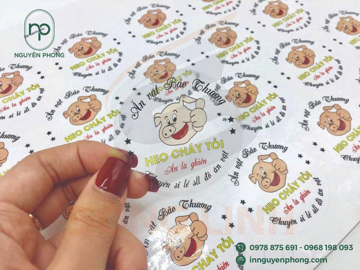 Decal nhựa là sự lựa chọn bao bì
